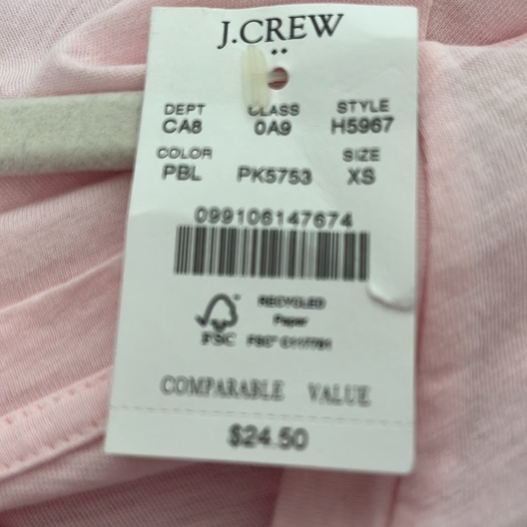 J.CREW slub cotton tee XS - Picture 9 of 9